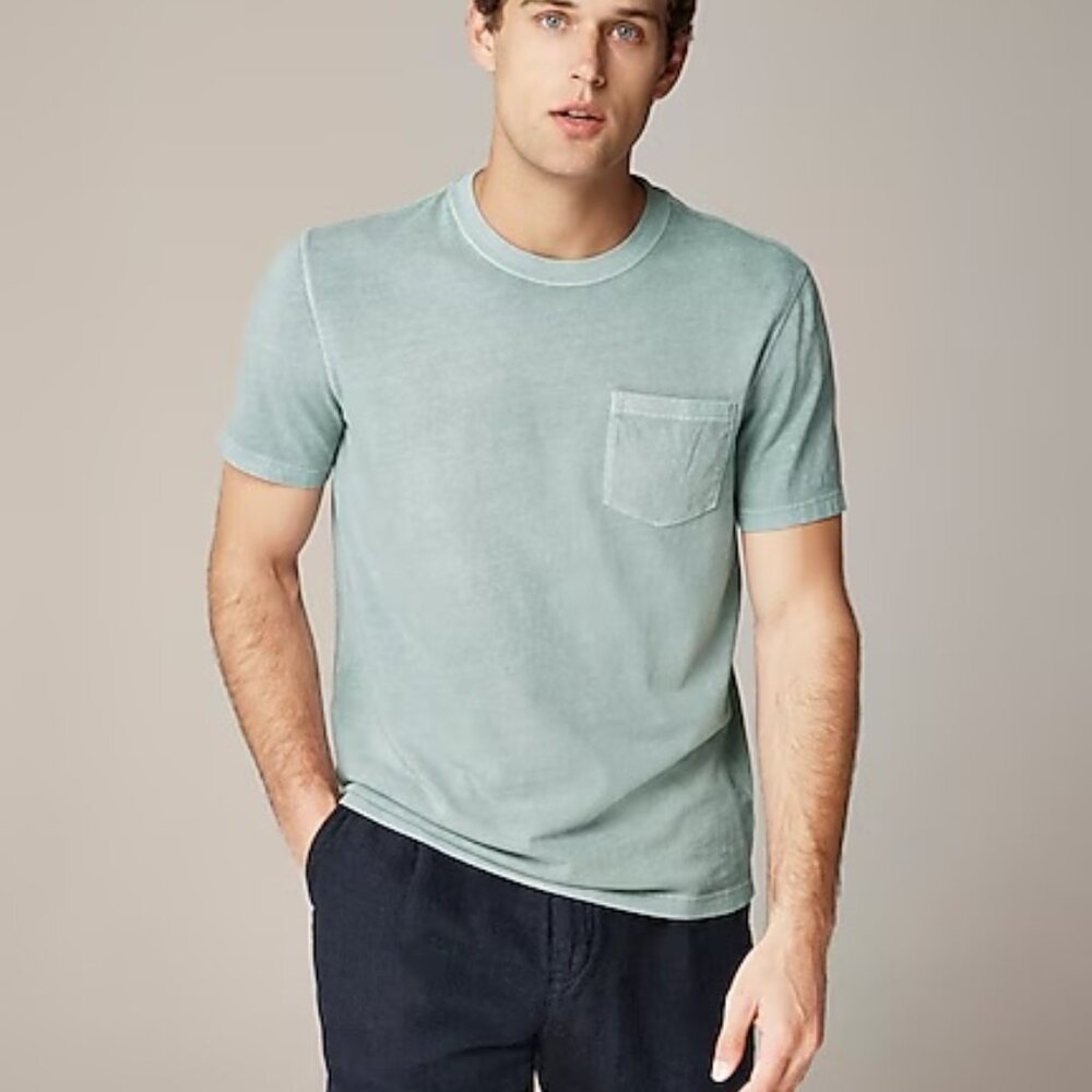 J. Crew vintage jersey pocket T Shirt
